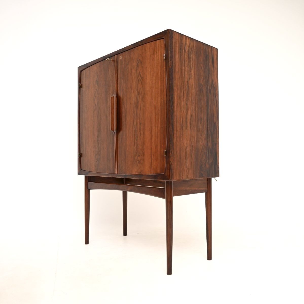 Vintage Scandinavian Rosewood ‘Bacchus’ Drinks Cabinet By Torbjorn Afdal photo vintage