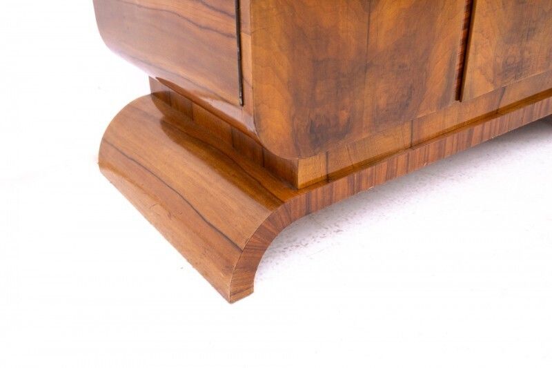 photo vintage Unique Art Deco Chest Of Drawers, Poland, Circa 1930.