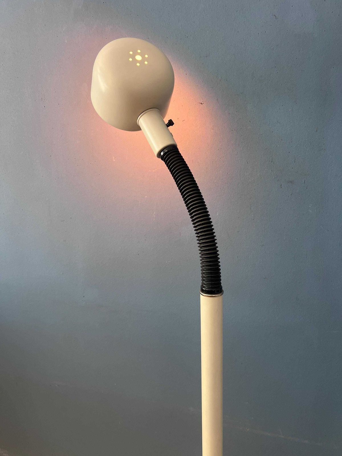 Mid Century Space Age Gooseneck Cobra Vloerlamp photo 550.0