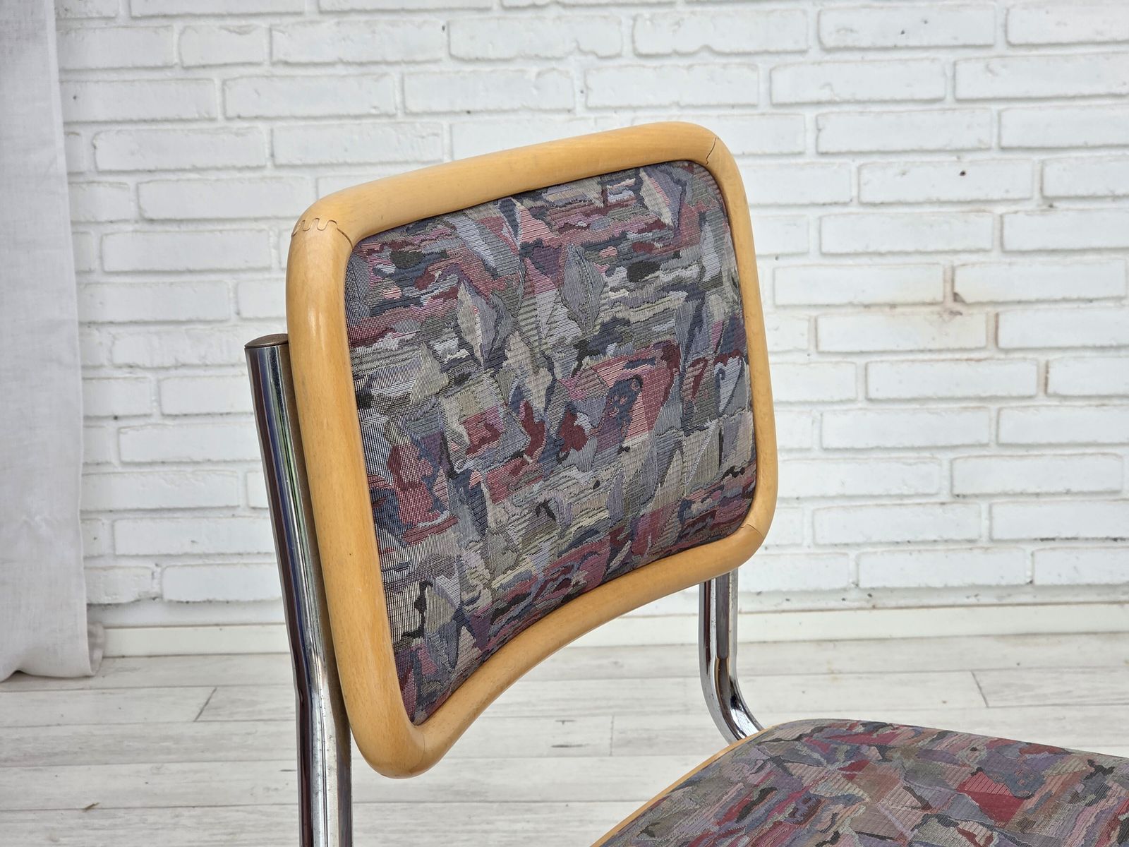 1970s, Set Of 4 Pcs Italian Dining Chairs In Bauhaus Style. photo 750.0