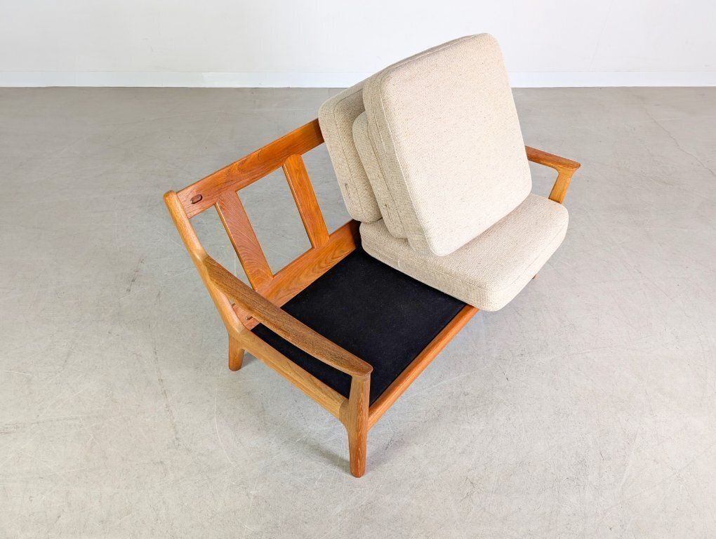 photo for sale Two Seater Sofa Couch France & Søn Ole Wanscher Senator Teak