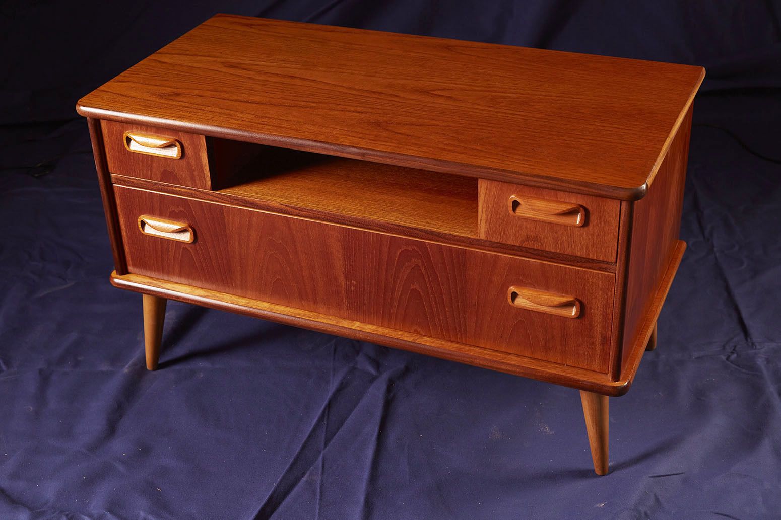 G Plan 1970s Mid Century Retro Teak Tv Media Cabinet