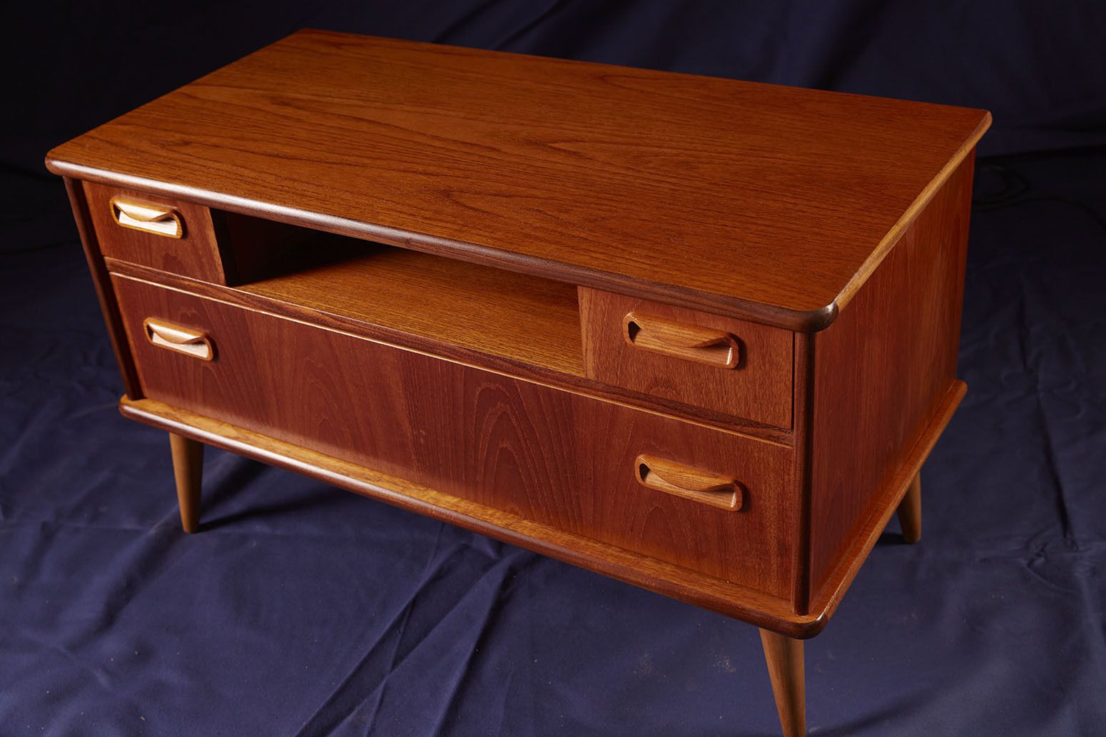 G Plan 1970s Mid Century Retro Teak Tv Media Cabinet photo for sale