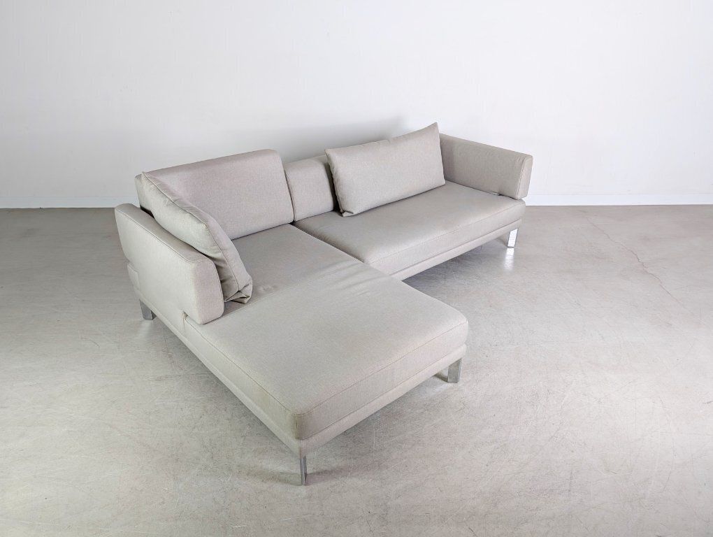 Original Rolf Benz Sento Sofa Design Couch Corner Sofa Grey Fabric photo buy