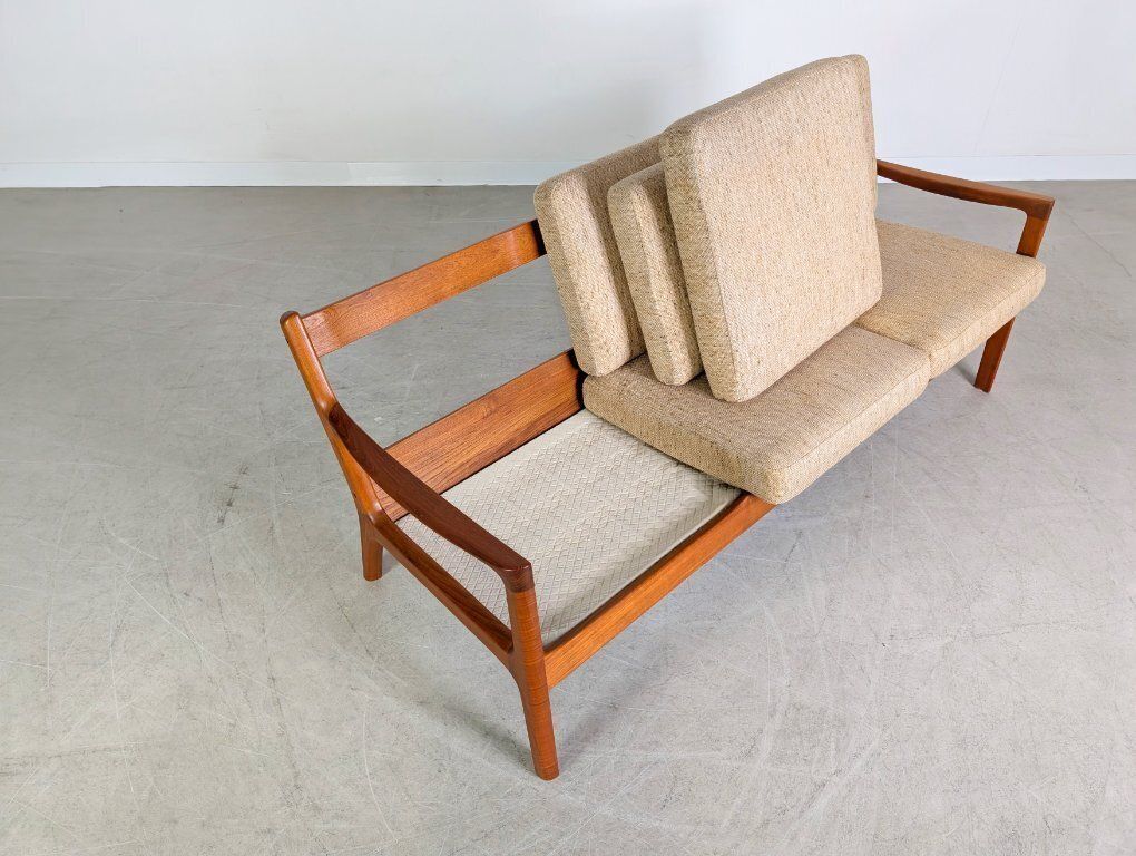 2331.0 Midcentury Sofa France & Søn Couch Ole Wanscher Three Seater Teak2 photo