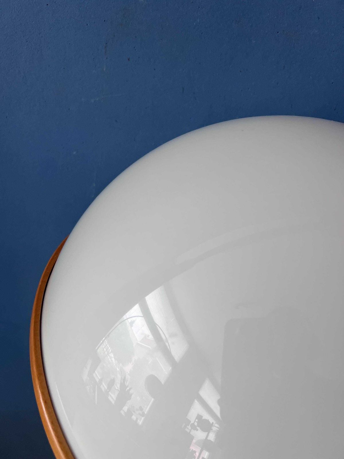 248.0 Vintage Witte Houten Steinhauer Hanglamp, Plexiglas Pendellamp photo