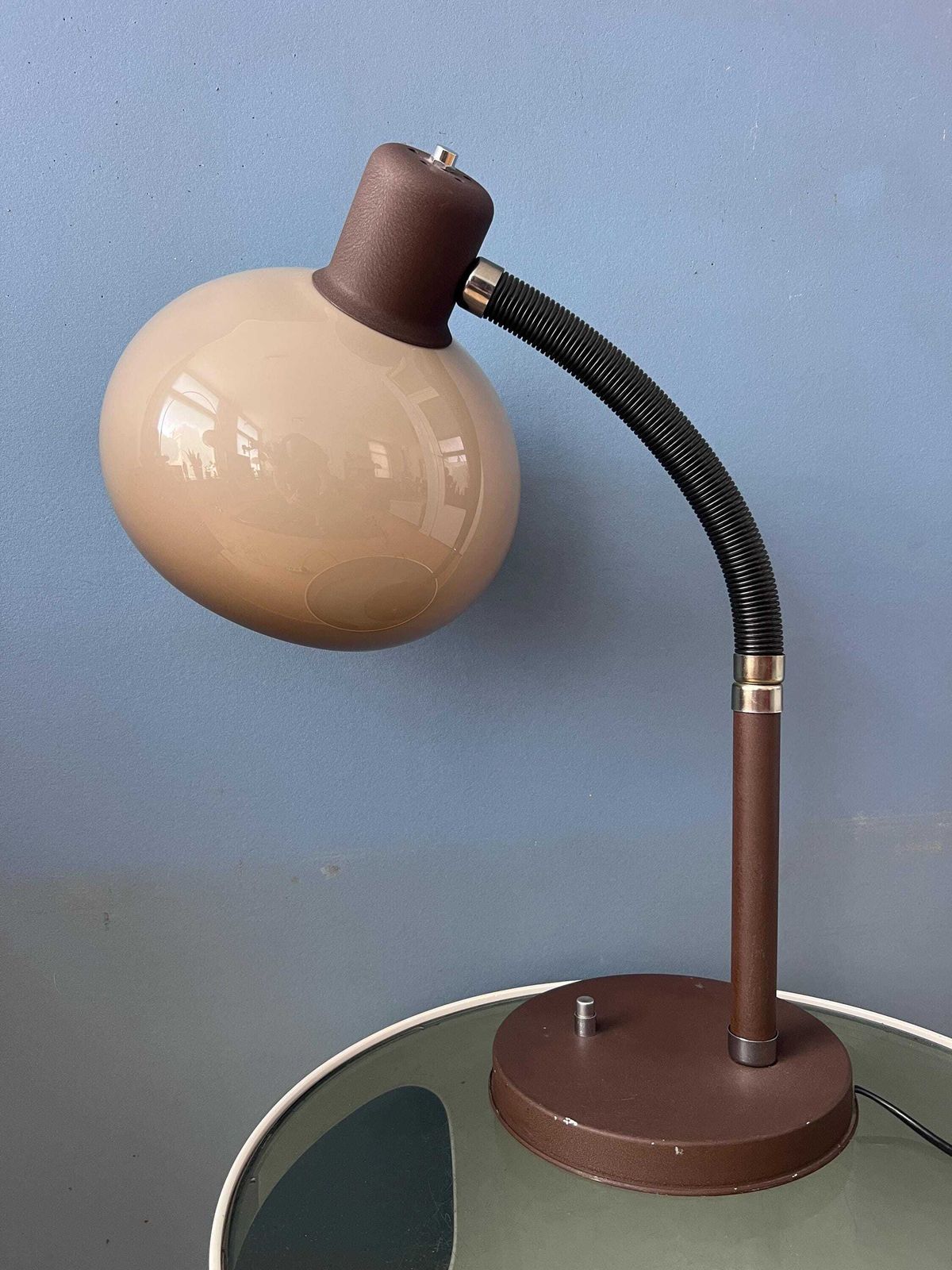 Vintage Herda Mushroom Tafellamp | Mid Century Modern Nachtkastlamp | Dutch Design photo vintage