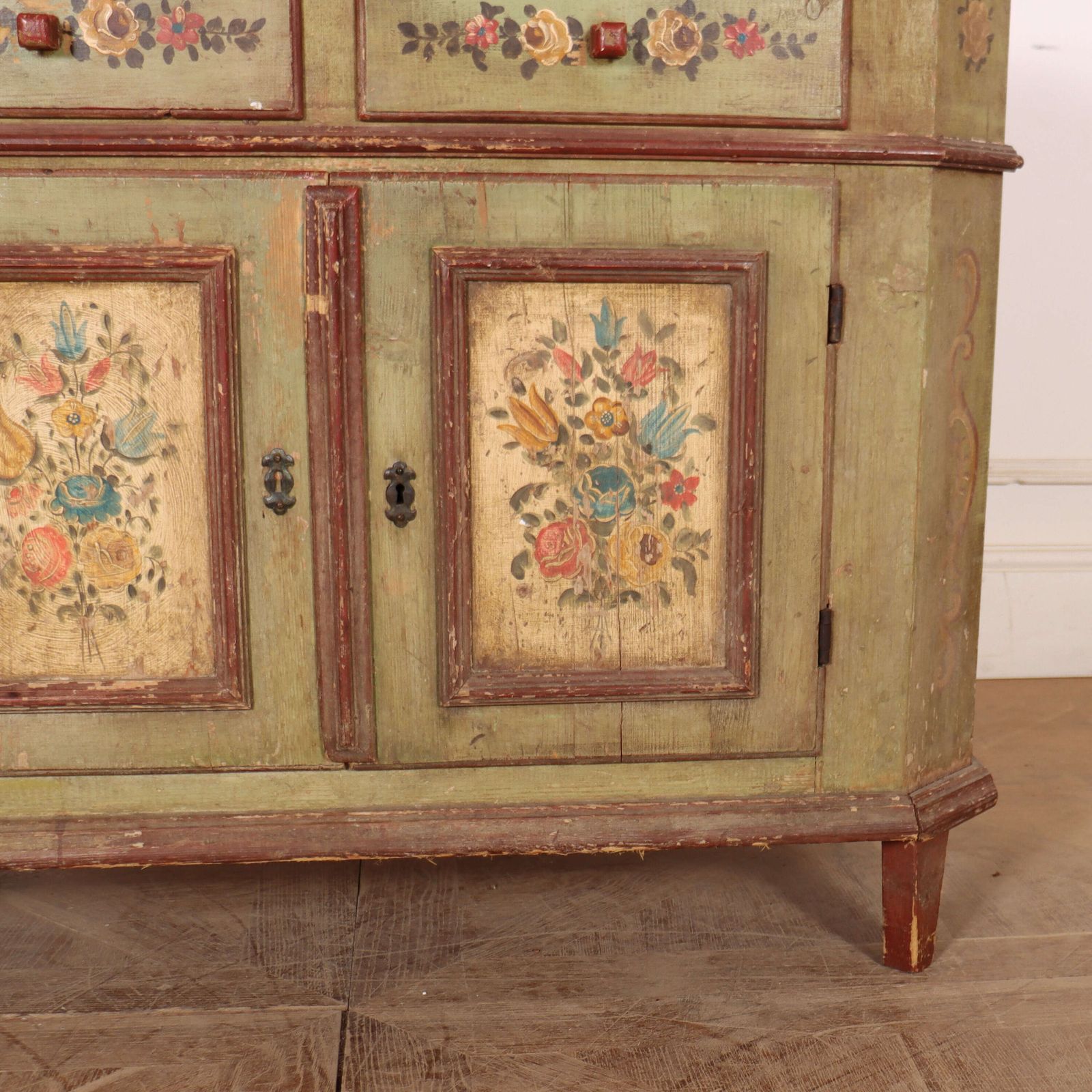 Original Painted Scandinavian Buffet photo Furniture