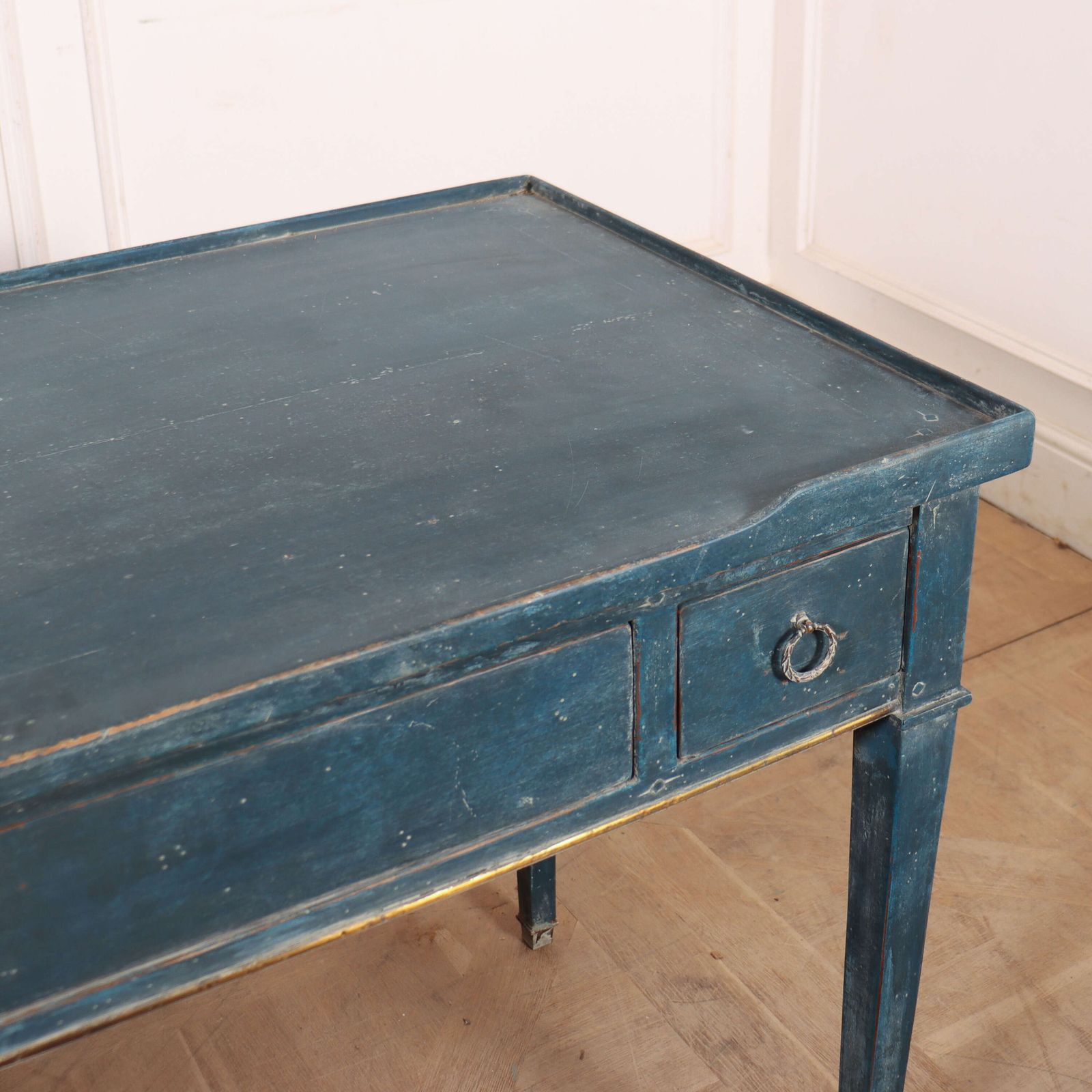 Pair Of Painted Oak Desks/ Bedside Tables photo vinterior