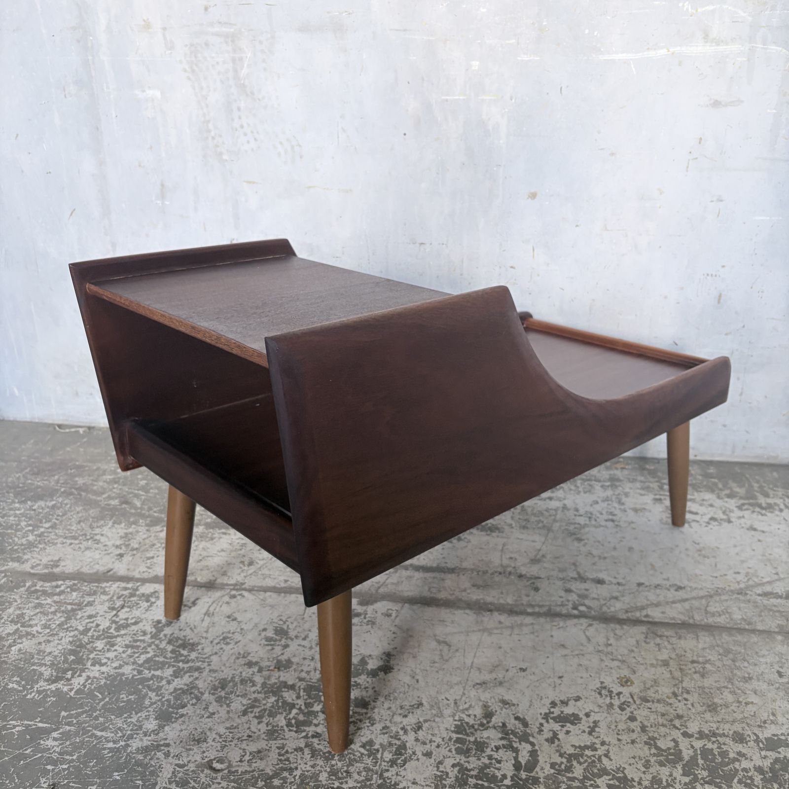 Chippy Heath Teak Telephone Bench Side Table Mid Century photo buy