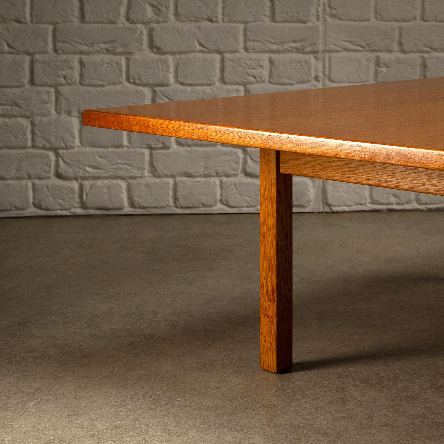 photo for sale Large Oak Coffee Table By Hans Wegner, Denmark, 1960s