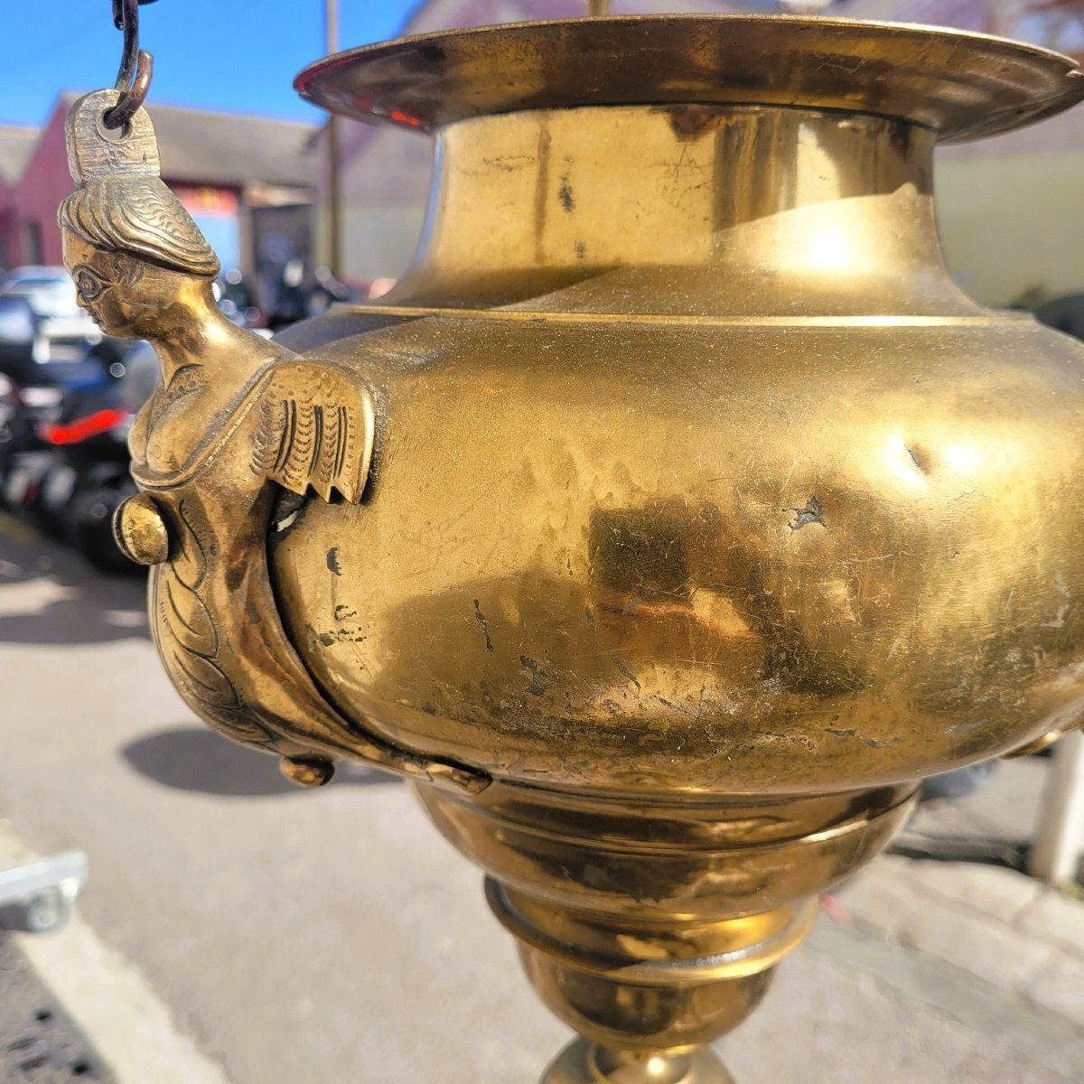 Sanctuary Lamp   Lantern, Probably 17th Century photo vintage
