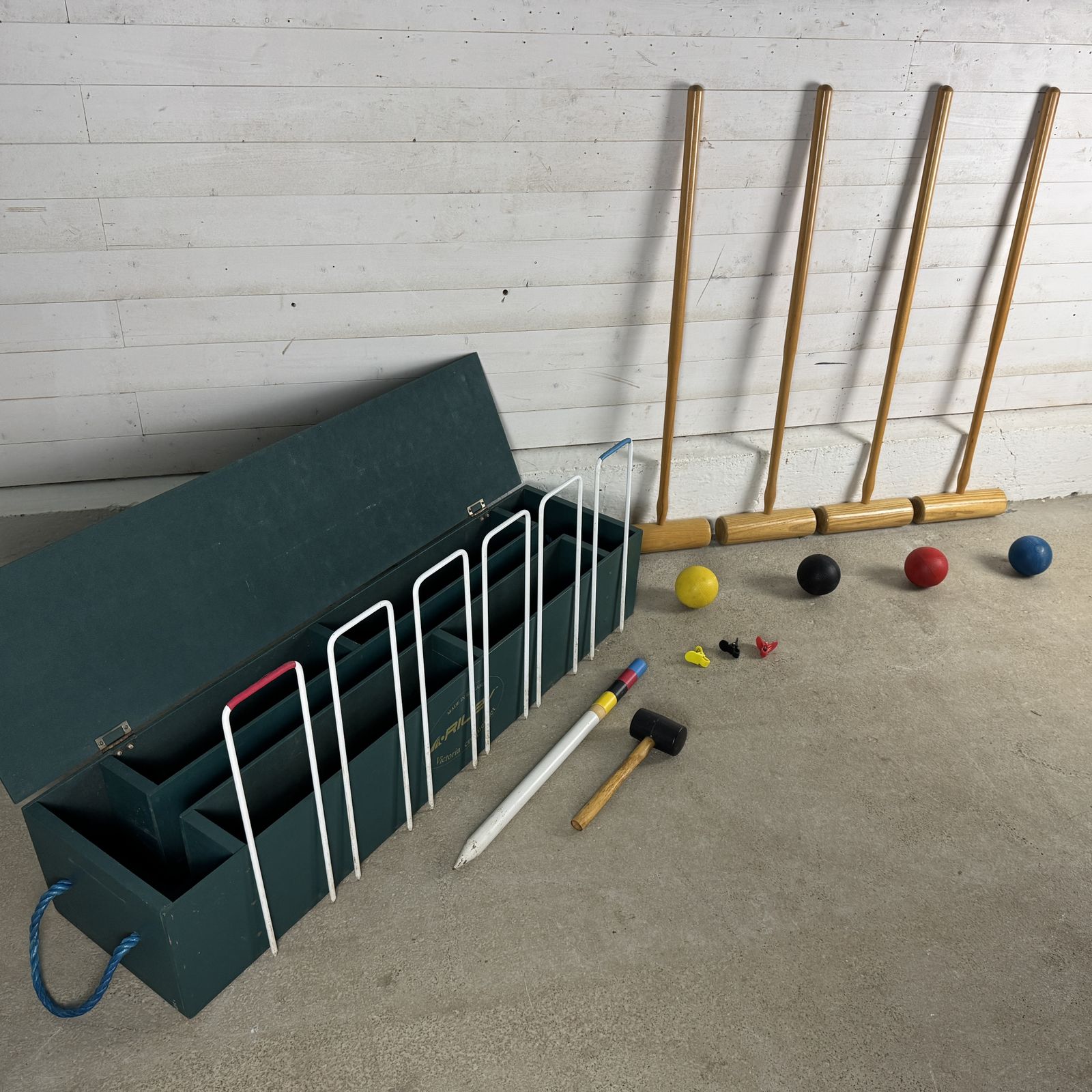 Vintage Croquet Set In Box photo 450.0