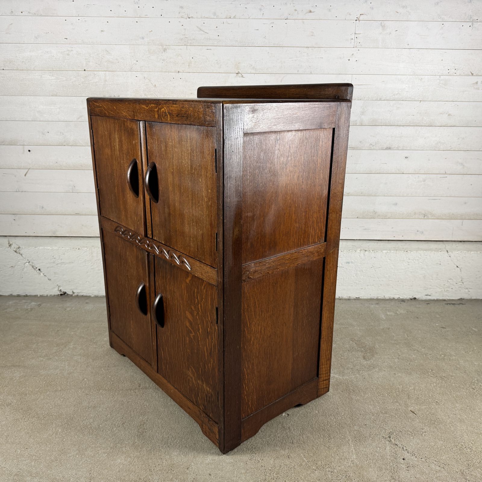 Antique Deco Oak Filing Cupboard photo 475.0