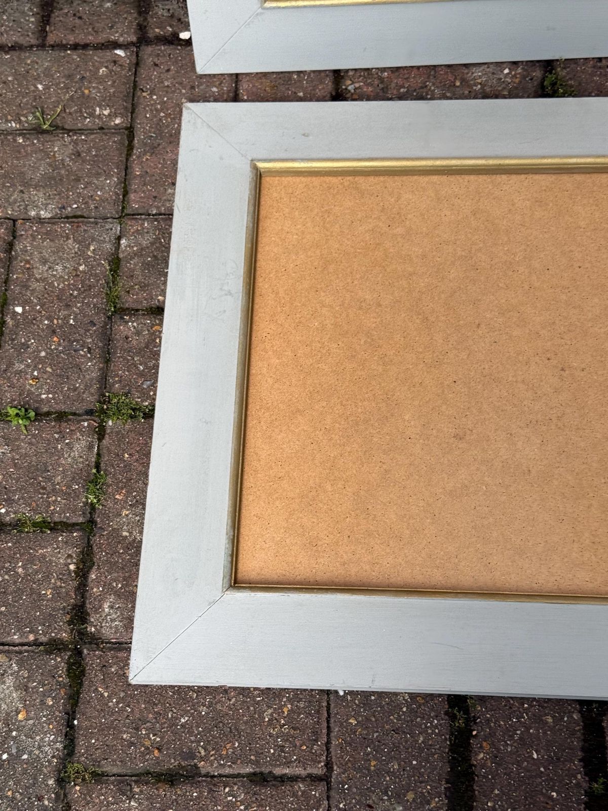 200.0 Set Of Four Large Shabby Chic Distressed Wooden Picture Frames photo