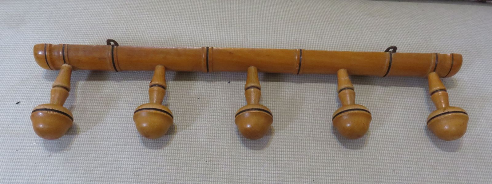Antique Faux Bamboo Coat Hooks photo vinterior