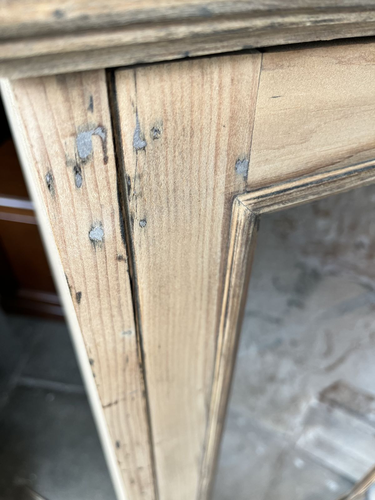 475.0 Victorian Pine Display Cabinet photo