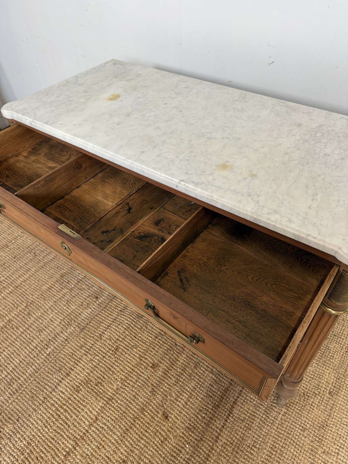 Louis XVI Style Scrubbed Mahogany Commode  Chest Of Drawers photo 2295.0