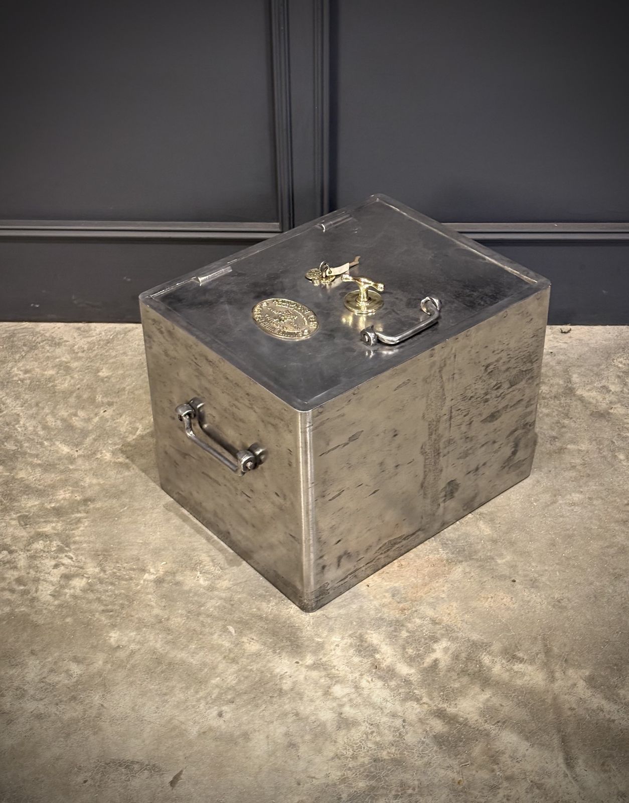 Victorian Polished Cast Iron Safe By Samuel Withers & Co C.1860 photo furniture