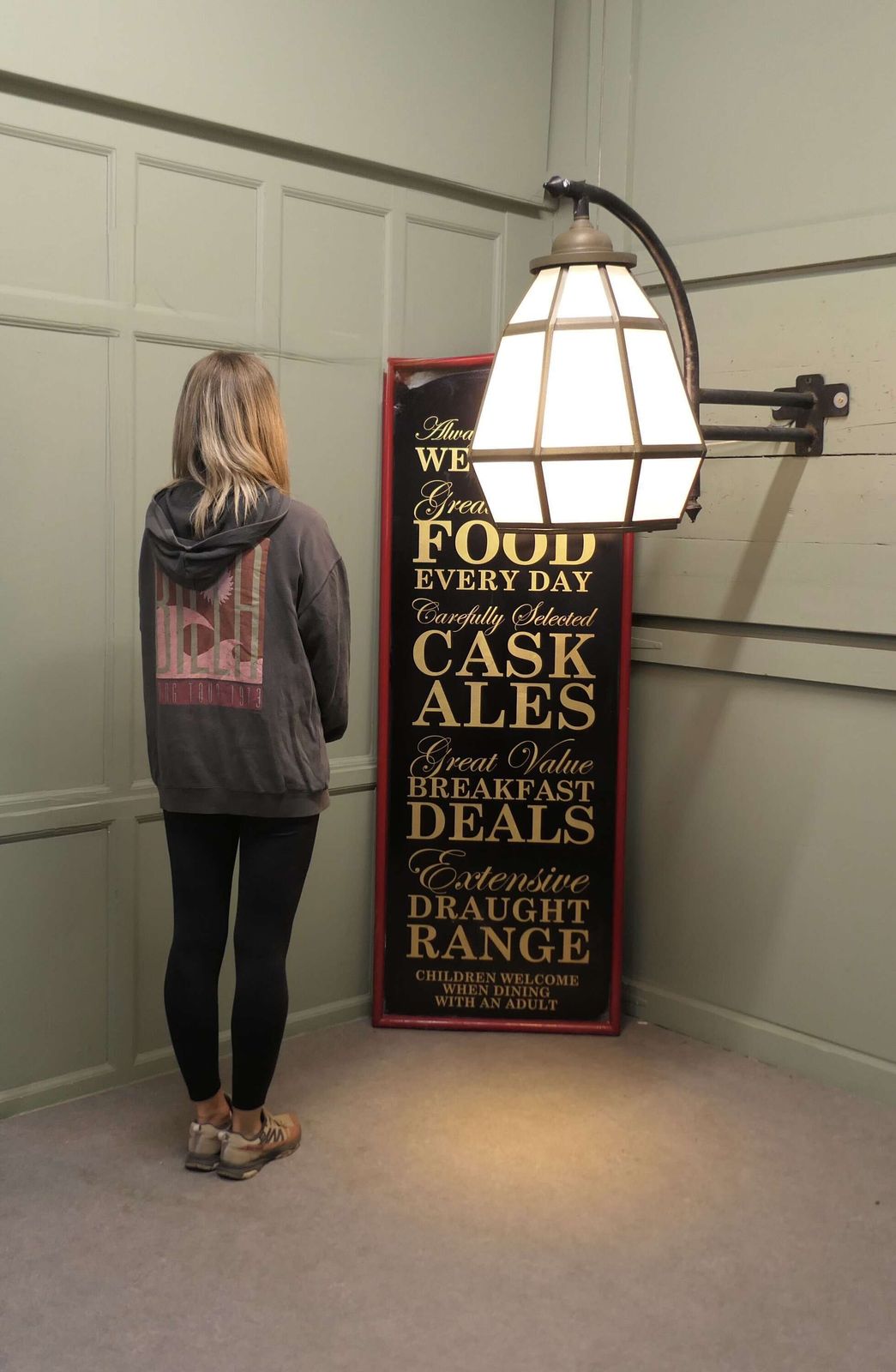 Huge Pair Of Brass Octagonal Wall Lanterns These Are Enormous Octagonal Pyramid photo vinterior