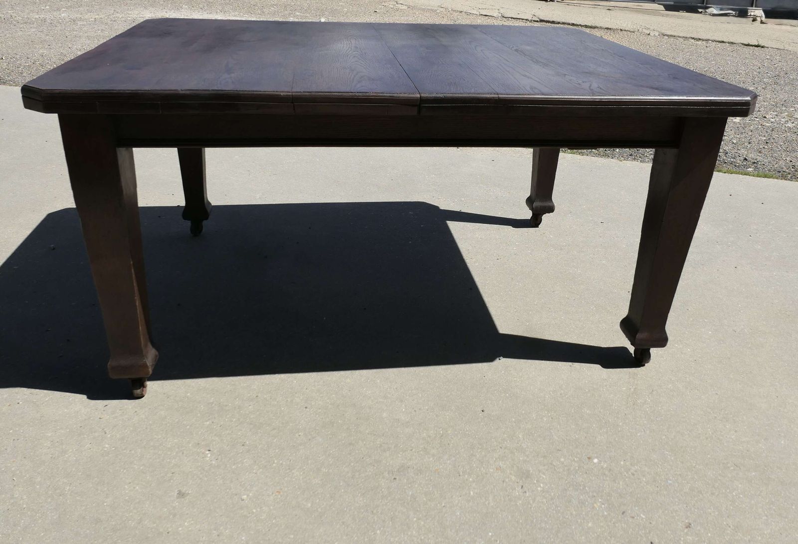 Victorian Arts And Crafts Oak Wind Out Table, Extending Dining Table This Is A Very Stu photo Furniture