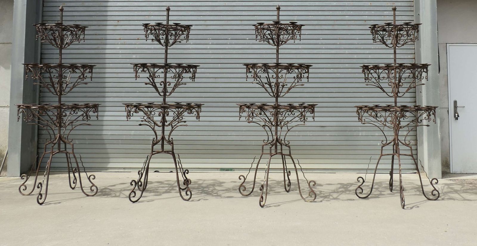 7ft3” Tall Medieval Candelabra. Castle Torchere We Have 4 Of These photo Home Decor