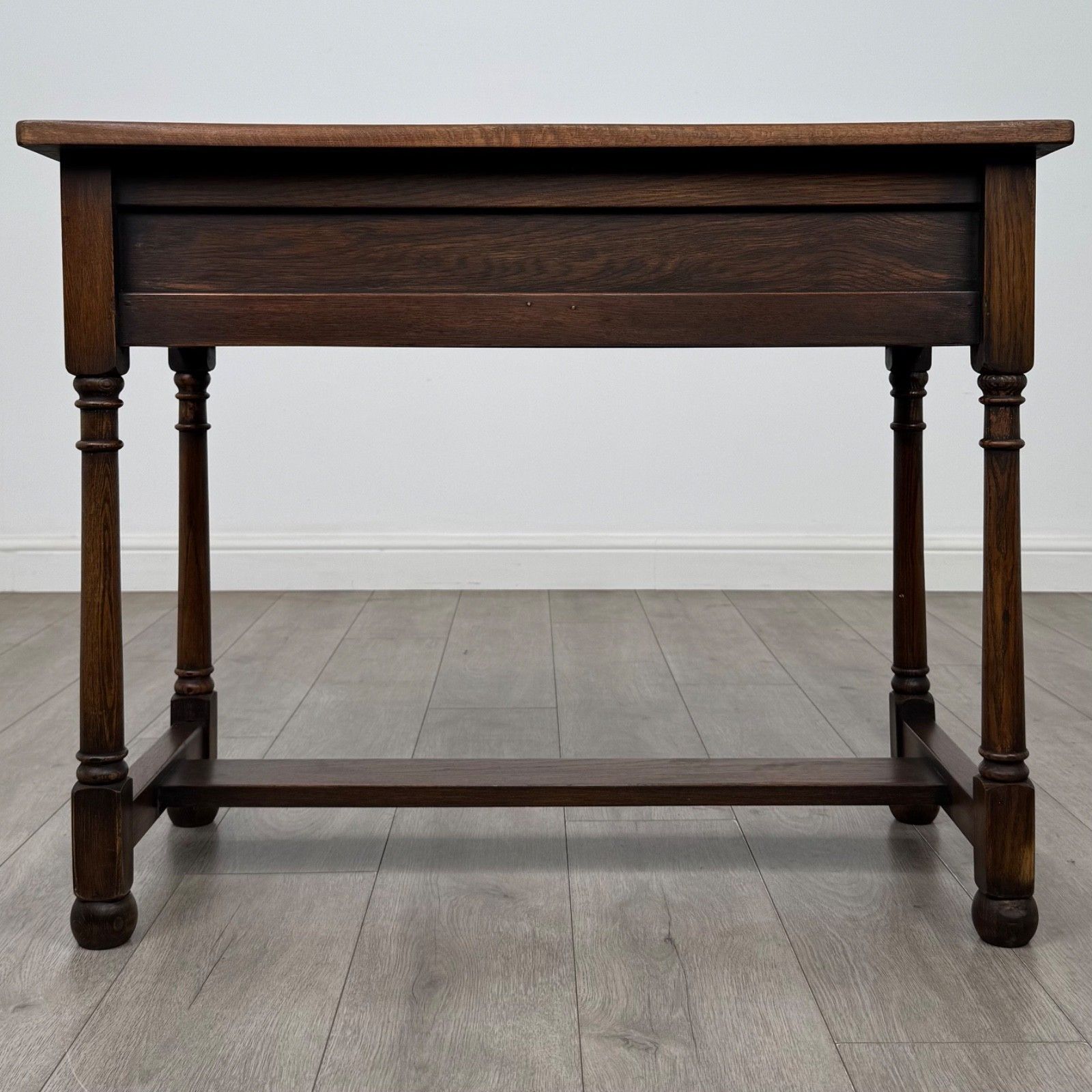 Antique 20th Century Edwardian Writing Table In Oak ( Af 5879 ) photo 495.0