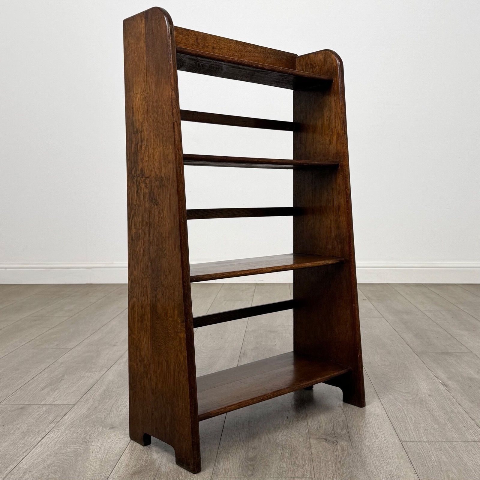 photo furniture Antique 20th Century Good Quality Open Bookcase In Oak ( Af 5889 )