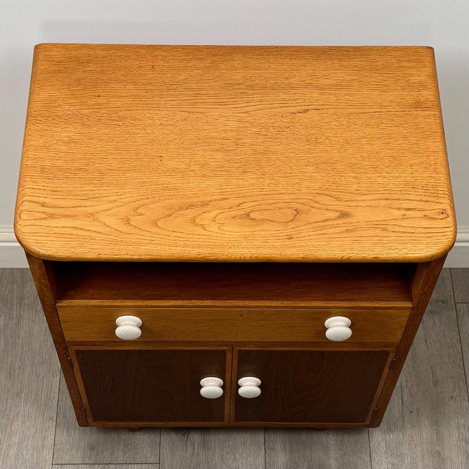 photo for sale Vintage 20th Century Small Good Quality Cupboard In Oak ( Af 5872 )