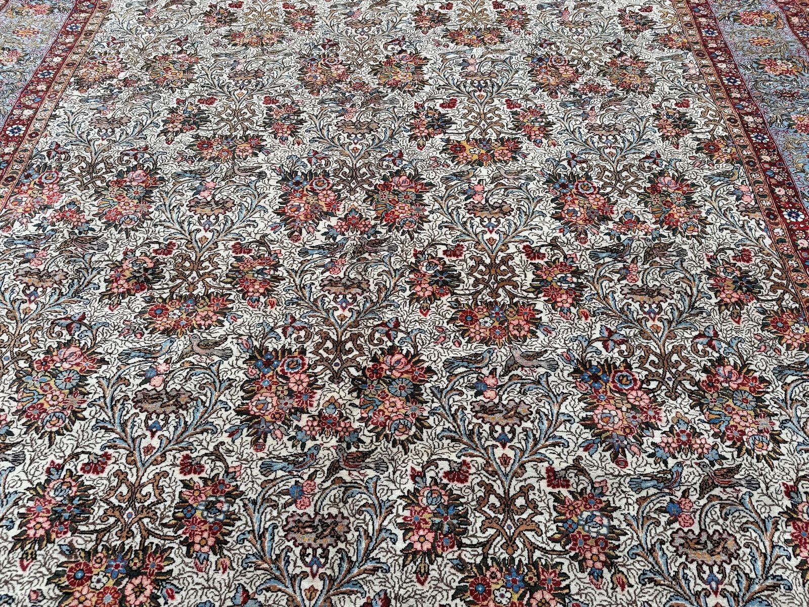 Vintage Qum Tapijt 3,86 m x 2,86 m photo vintage