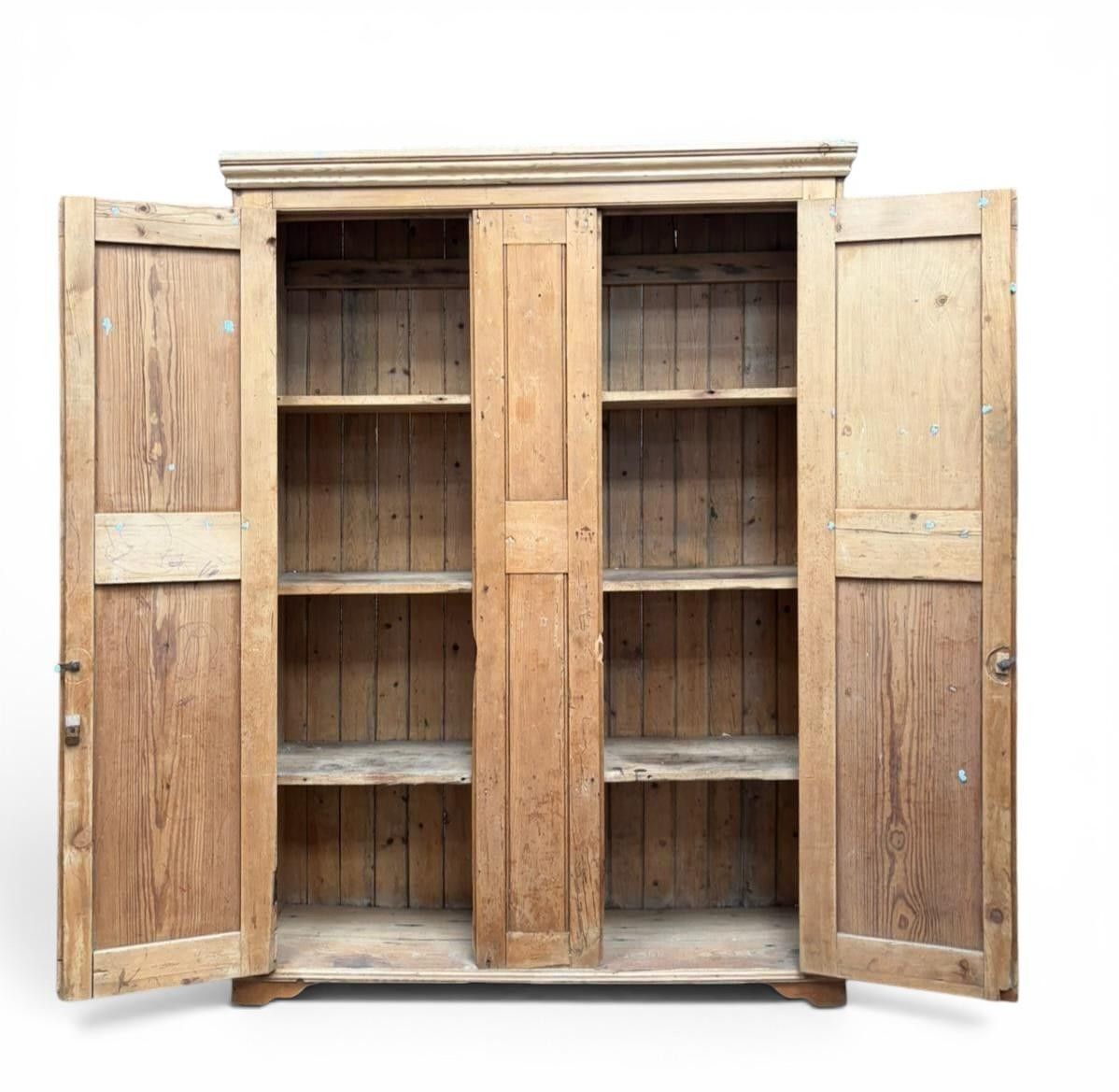 Antique Pine House Keepers Cupboard Bookcase Superior Quality Rare C1900s photo vinterior