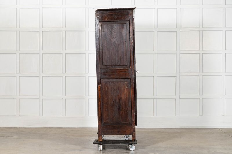18thc French Povincial Ash Diamond Point Armoire photo buy