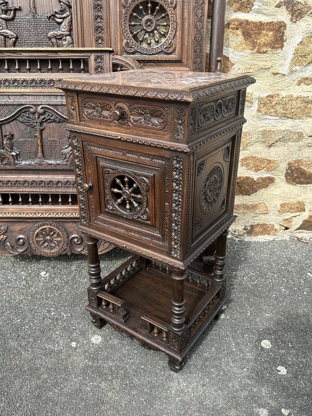 photo buy Antique French Breton Bedroom Suite