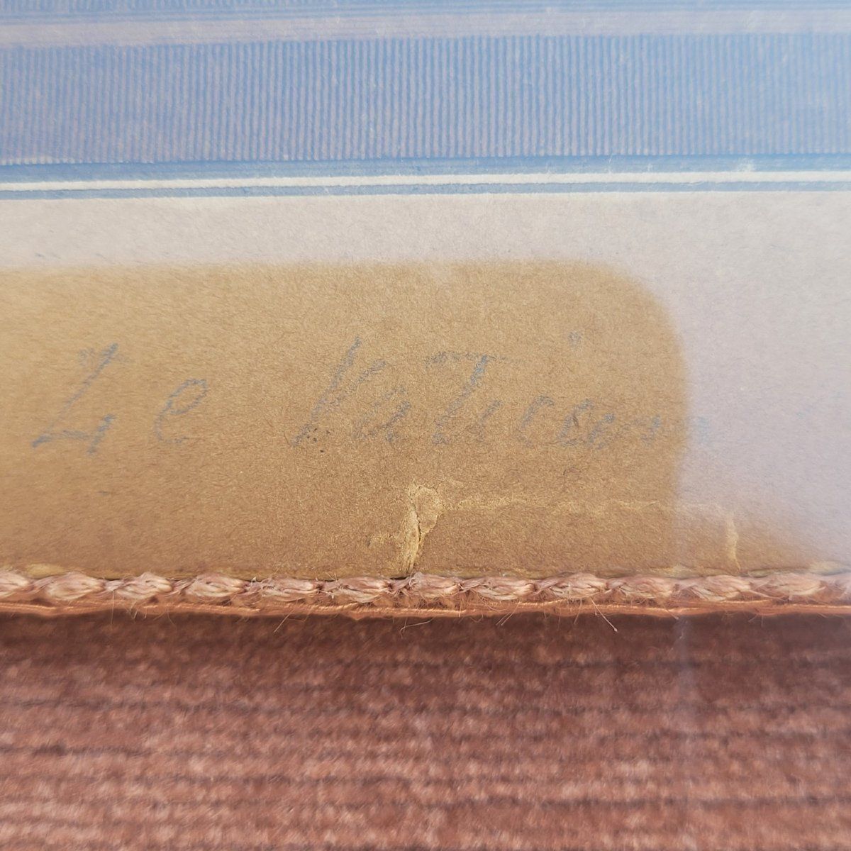 Suite de 3 vues de Rome, dessins encadrés, signature illisible, début du XIXe siècle photo Art