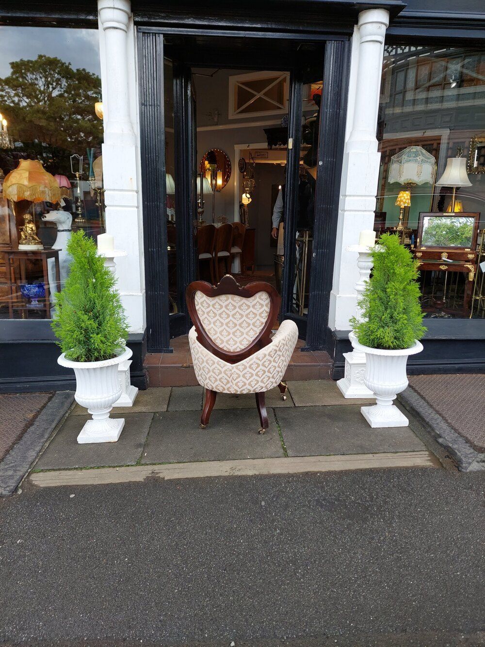 French Empire Mahogany & Gilt Bronze Mounted Chair photo vinterior