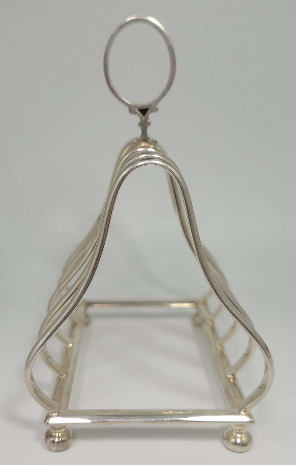 photo for sale Sheffield Silver Toast Rack Hallmarked English Edwardian 1900 Tableware