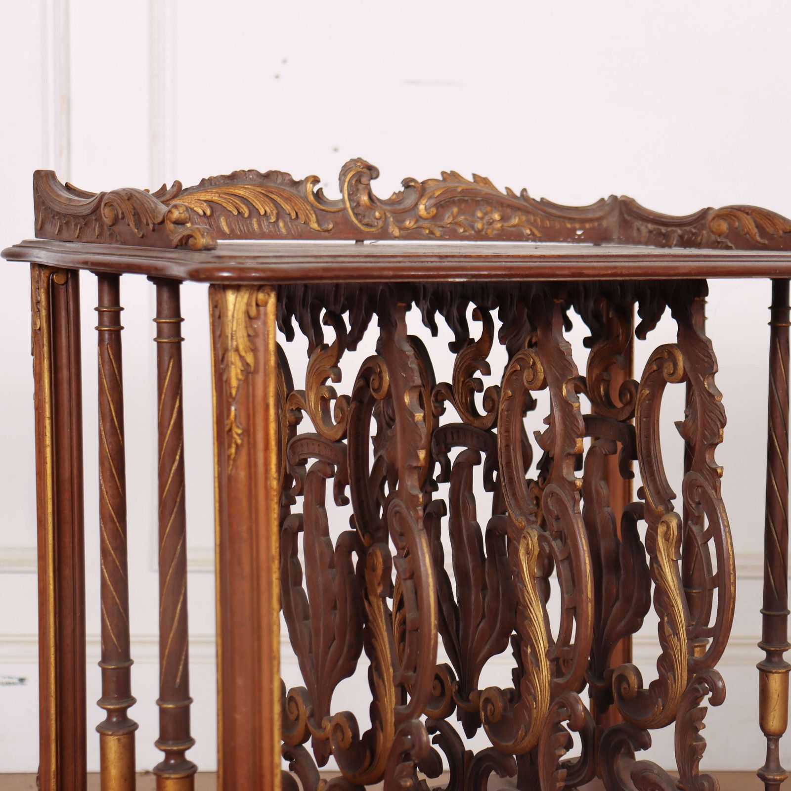French Carved Stand, 1800s photo for sale