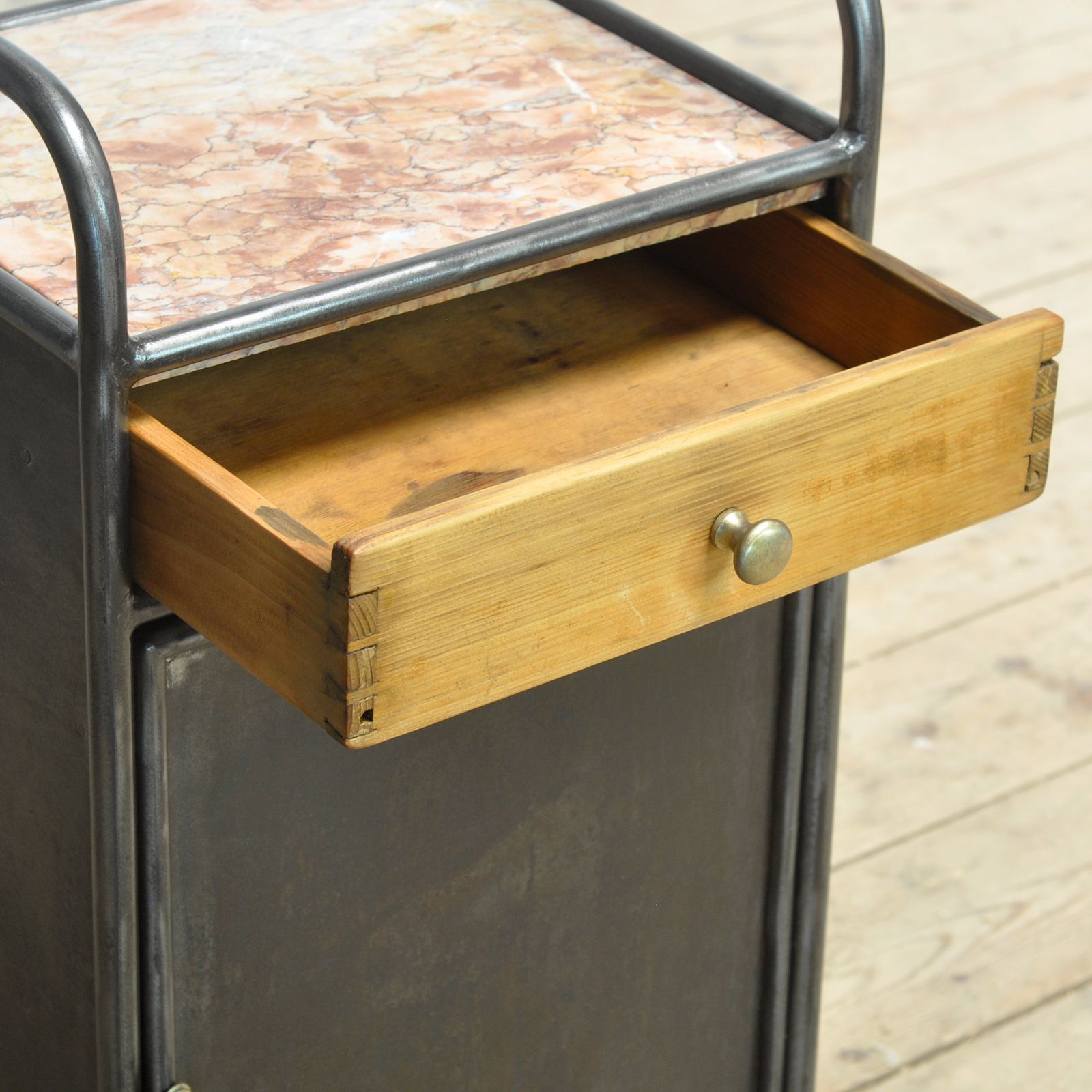 Nightstand With Marble Top, Circa 1920 photo buy