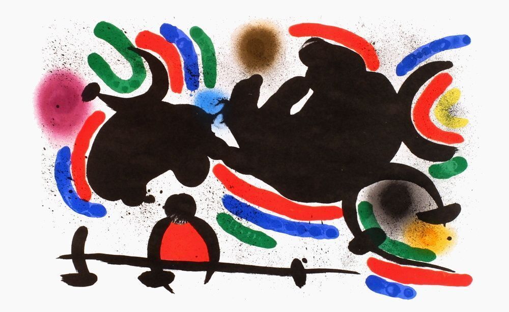 Joan Miro Lithograph Miro Lithographe I 07 1972