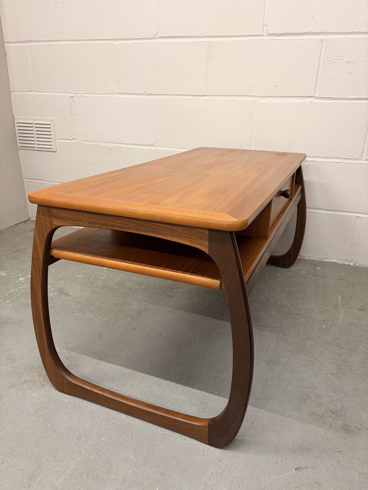 Furniture Mid Century Parker Knoll Burlington Teak Coffee Table photo