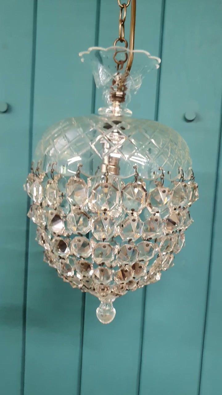Early 20th Century Dome Top Chandelier 9" photo for sale