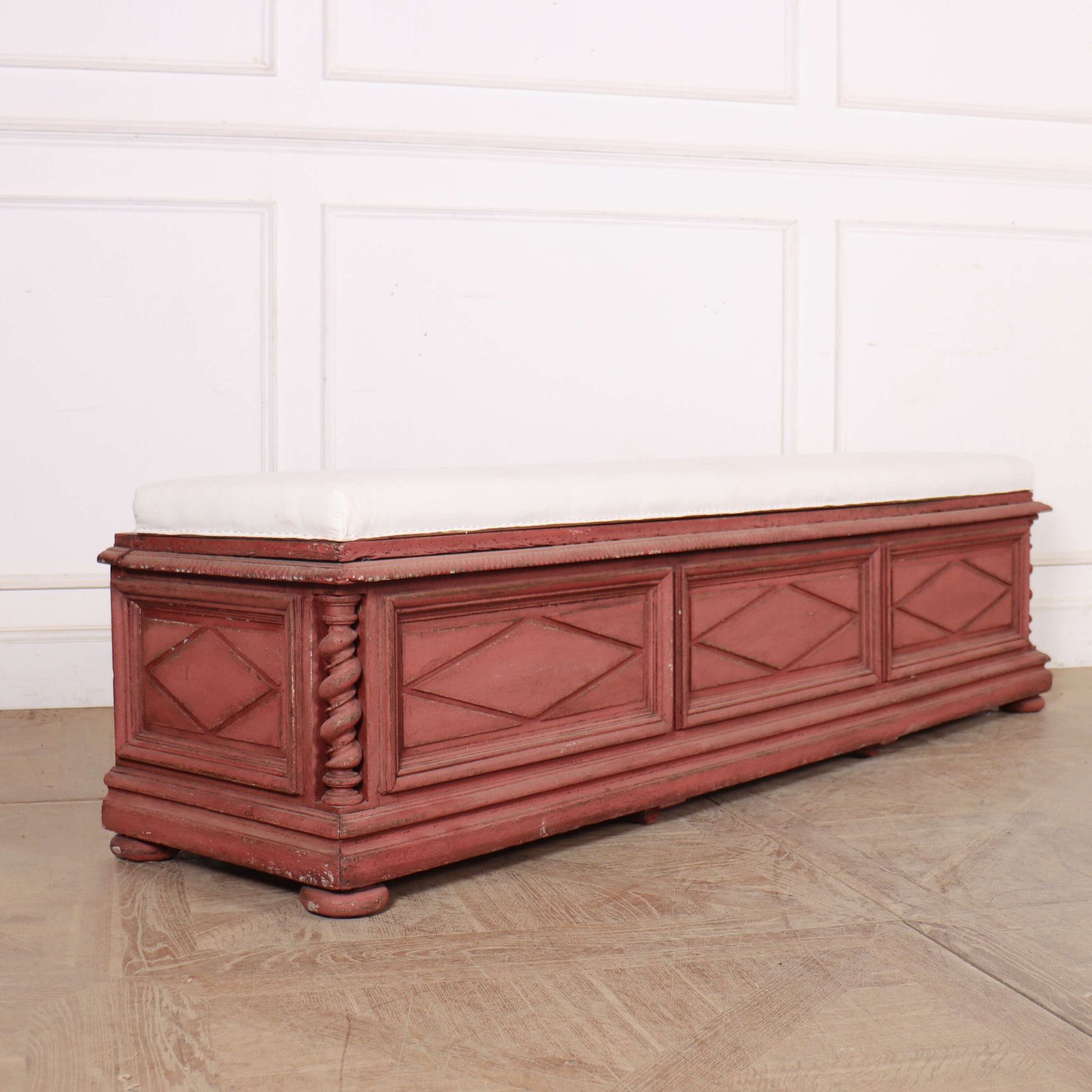 19th Century Italian Painted Bench