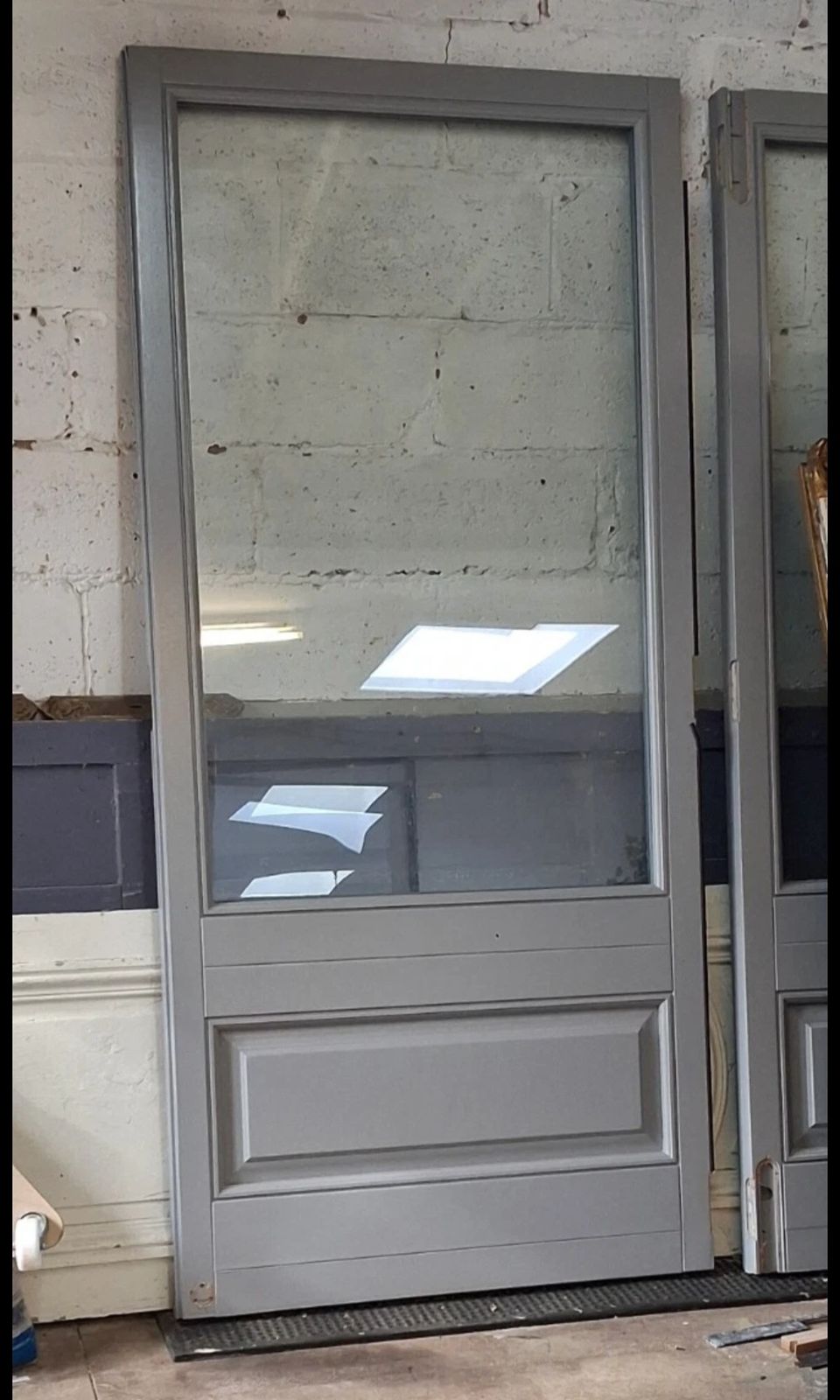 External Glazed Solid Wood Door (Origionally Part Of A Bifolding Set) photo for sale