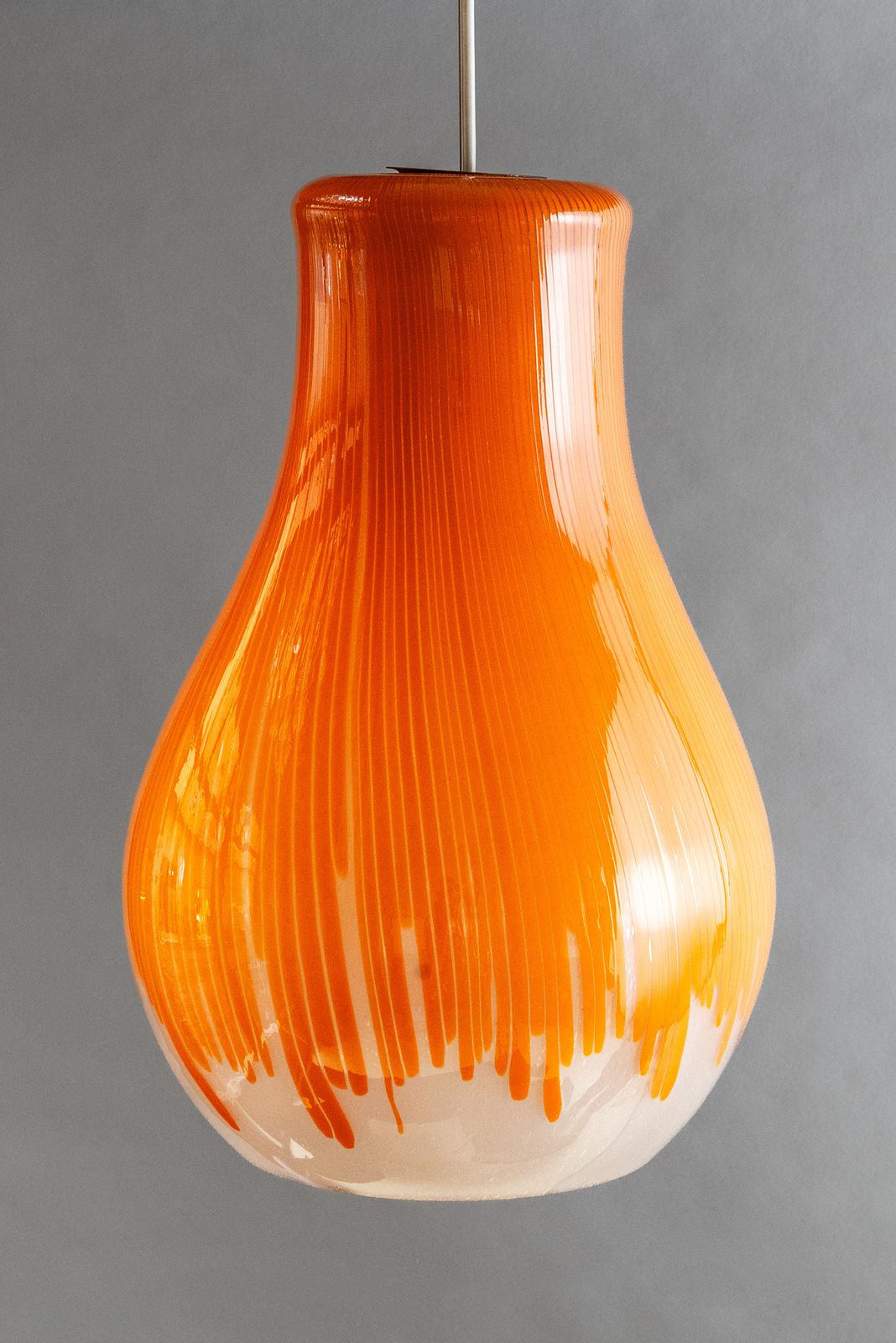 'Anemone' Pendant  In Glass By Ludovico Diaz De Santillana For Venini