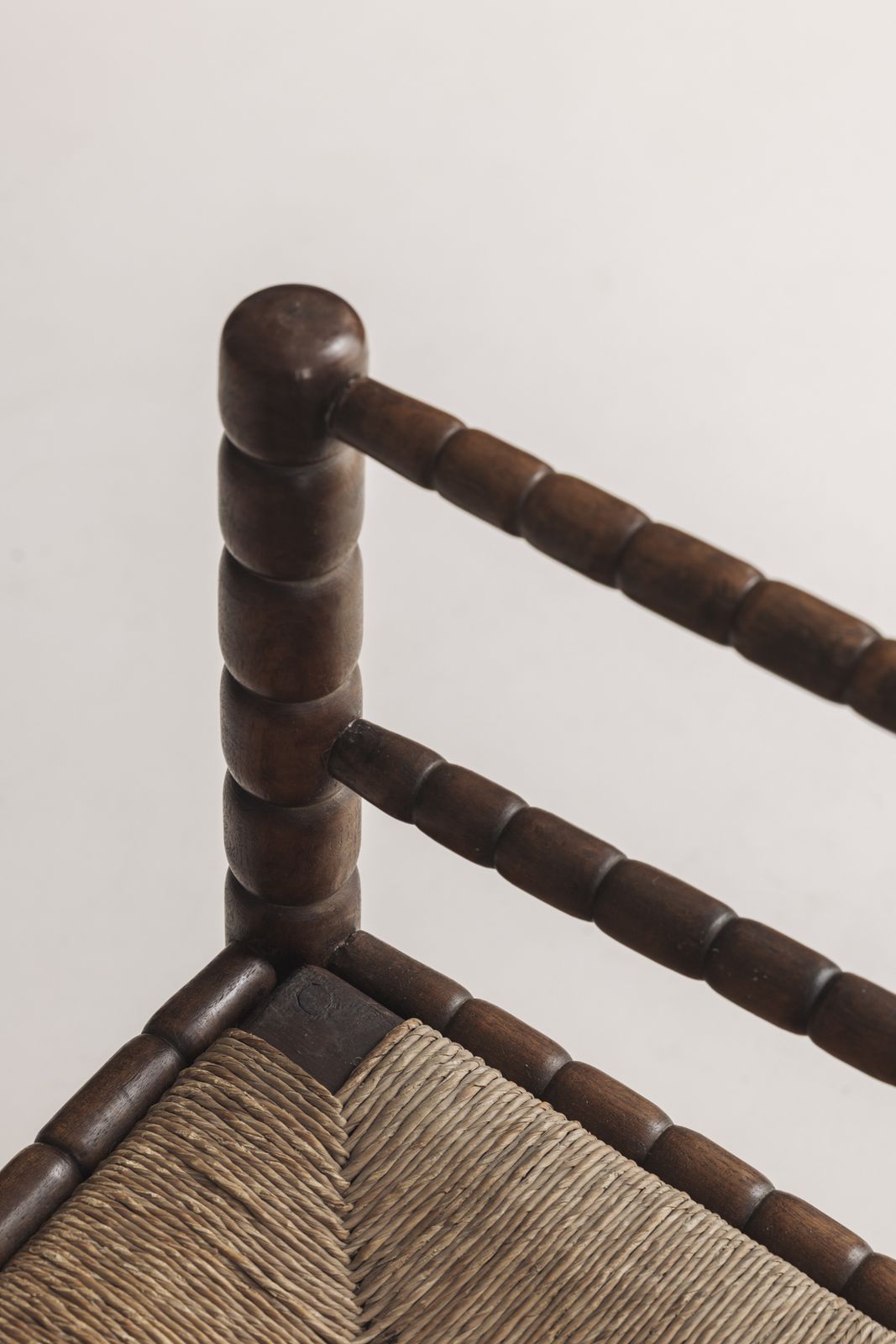 Sculpturale Franse 'Bobbin' fauteuils, ca. jaren 1950 photo vintage