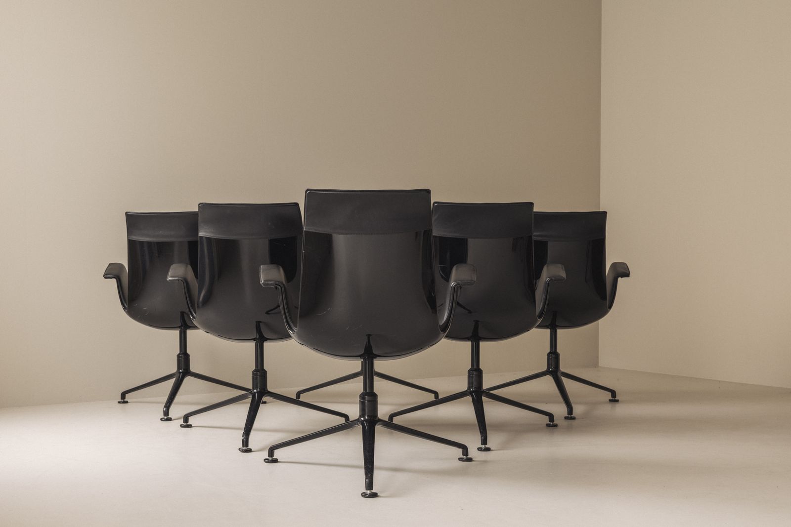 1/6 Bird Low Tulip stoelen van Preben Fabricius & Jorgen Kastholm, jaren 1980 photo Meubels