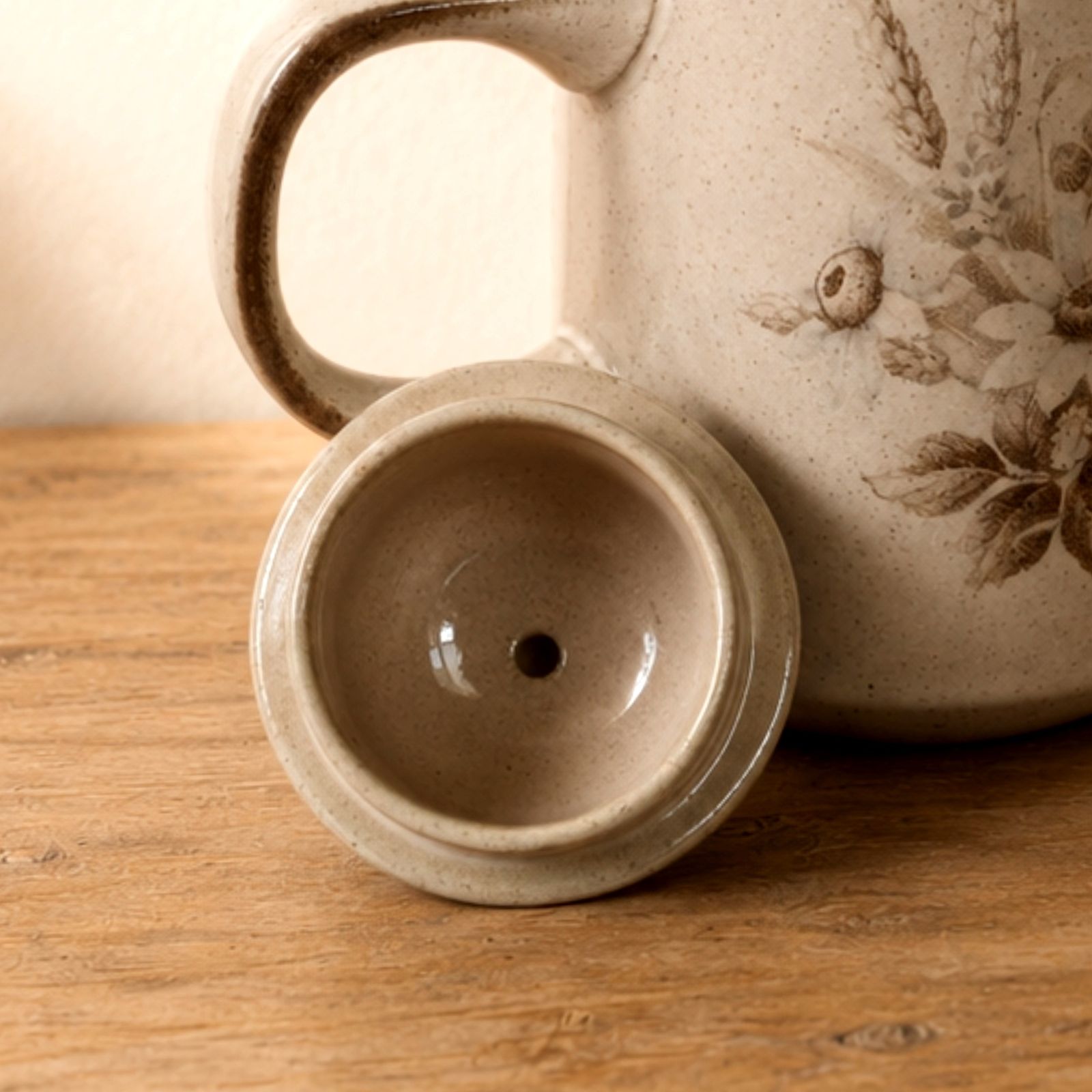 Vintage Denby Memories Stoneware Koffiepot jaren 1970 photo vintage