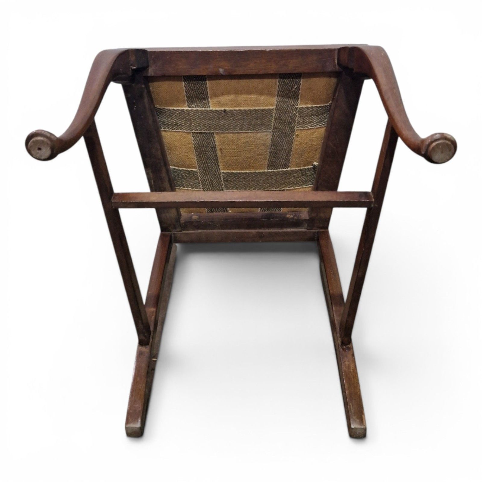 photo vinterior Edwardian Mahogany Inlaid Bedroom Chair Occasional Chair Side Chair Cabriole