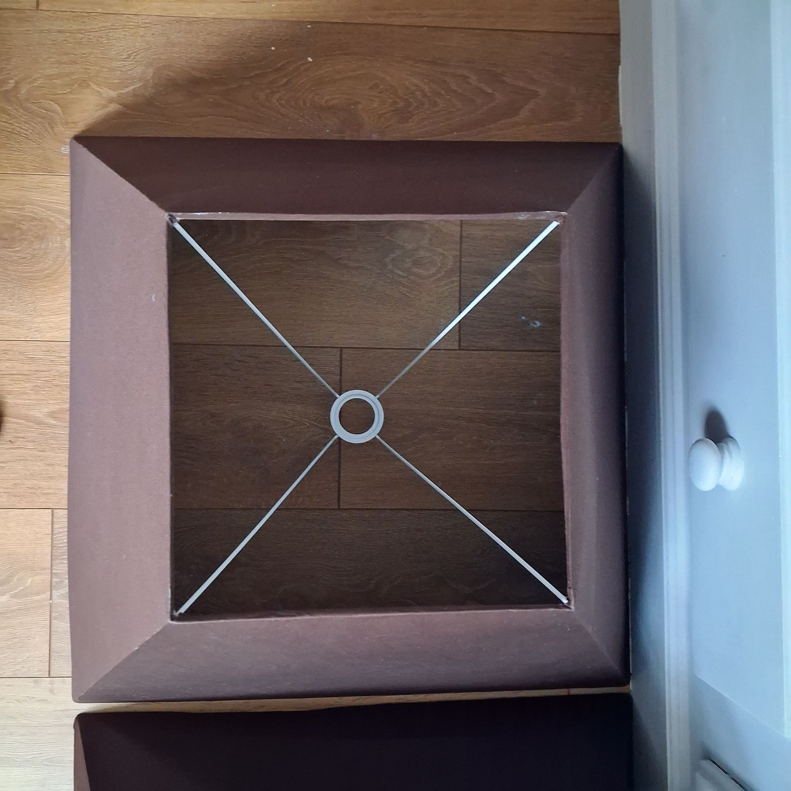 Pair Of Huge Brown Table Lamp Shades photo 100.0