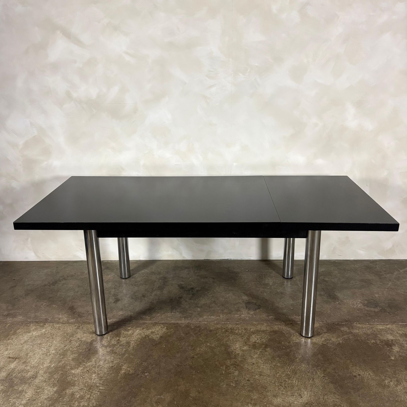 photo for sale Six Black Marcel Breuer Cesca Dining Chairs With Matching Extending Dining Table Mid Century Retro Mcm